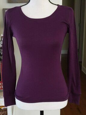 BOGO OP purple long sleeve top